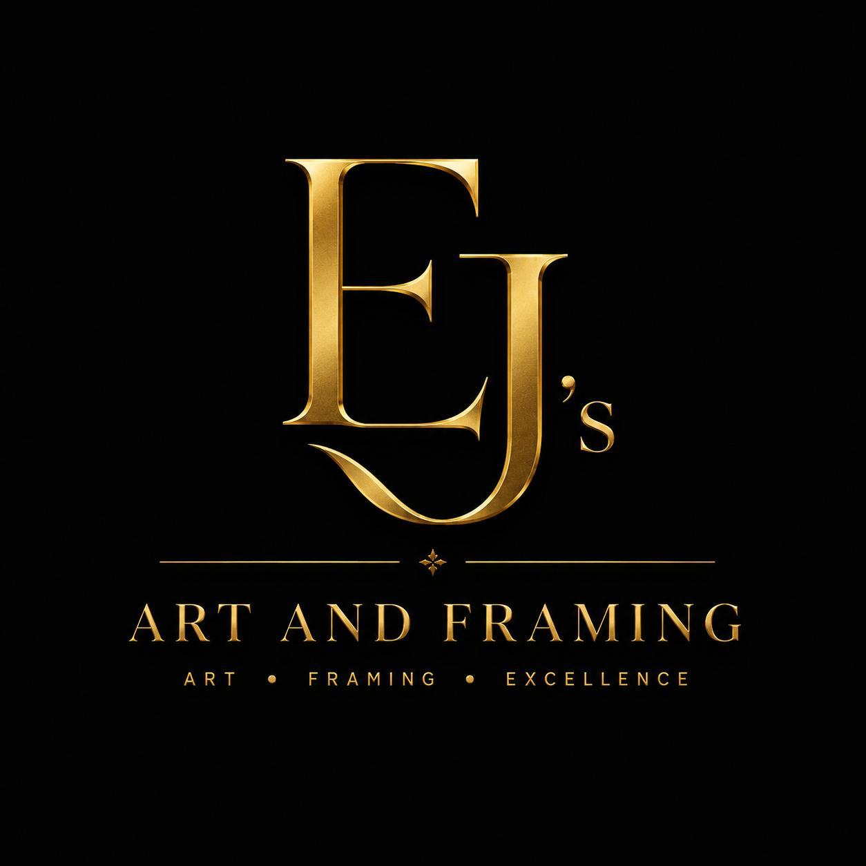 EJ's Art and Framing logo